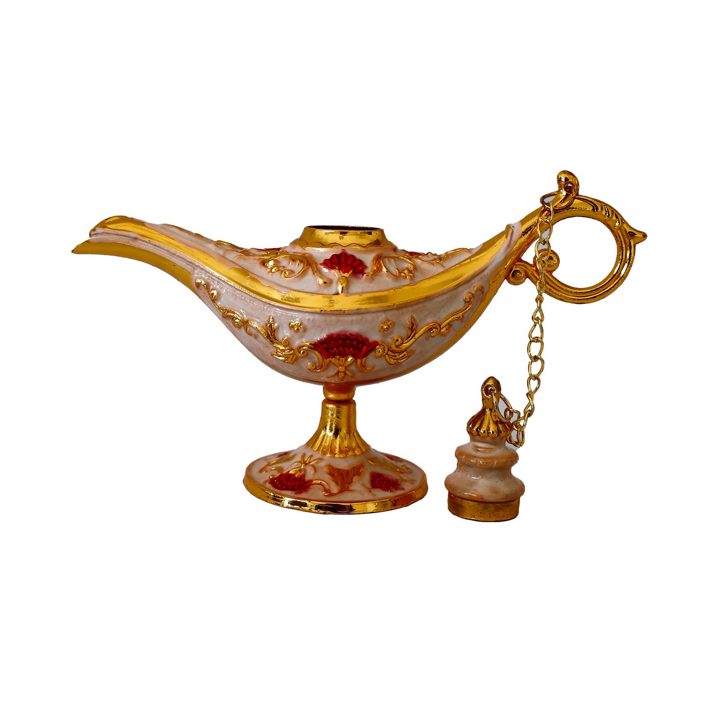 Dekoratif Alaaddin Sihirli Lambası - Vintage Tasarım, 13x8.5 cm