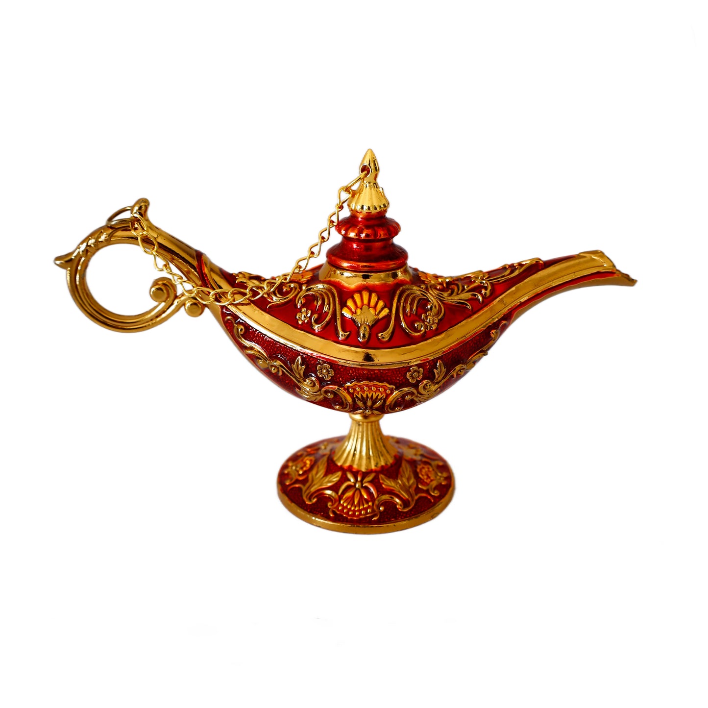 Dekoratif Alaaddin Sihirli Lambası - Vintage Tasarım, 13x8.5 cm