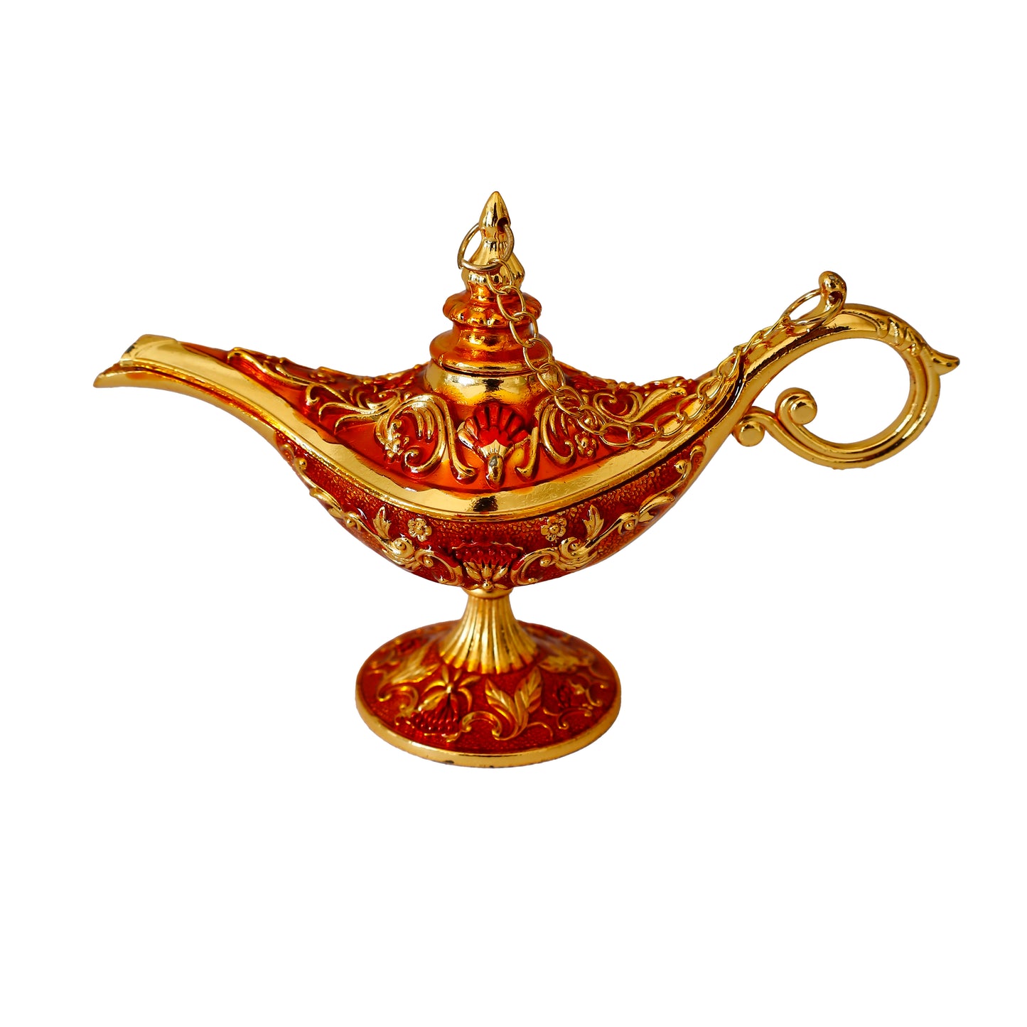 Dekoratif Alaaddin Sihirli Lambası - Vintage Tasarım, 13x8.5 cm