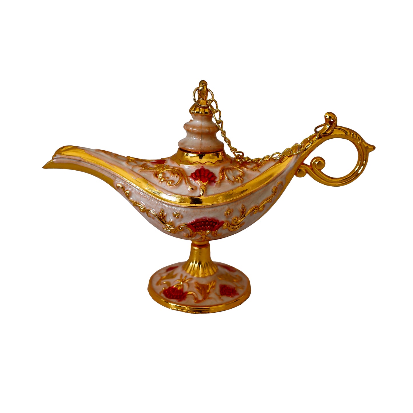 Dekoratif Alaaddin Sihirli Lambası - Vintage Tasarım, 13x8.5 cm
