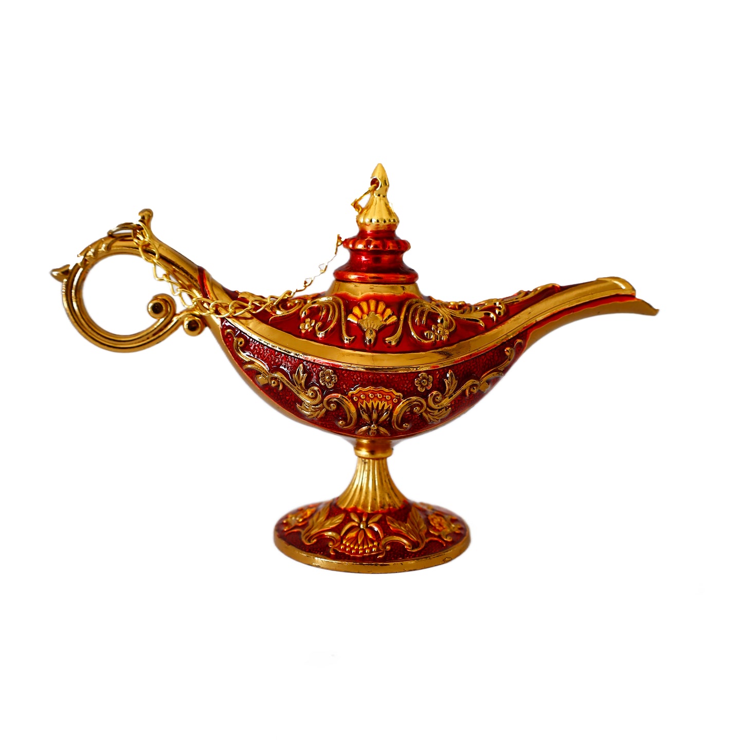 Dekoratif Alaaddin Sihirli Lambası - Vintage Tasarım, 13x8.5 cm
