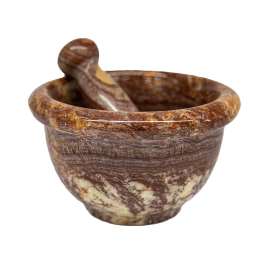 Balıkesir Taşı El Yapımı Doğal Taş Havan – Battal & Orta Boy Seçenekli