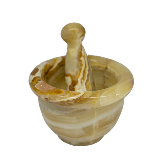 Büyük Boy Doğal Taş Havan - Desenli, Şık Ve Dayanıklı