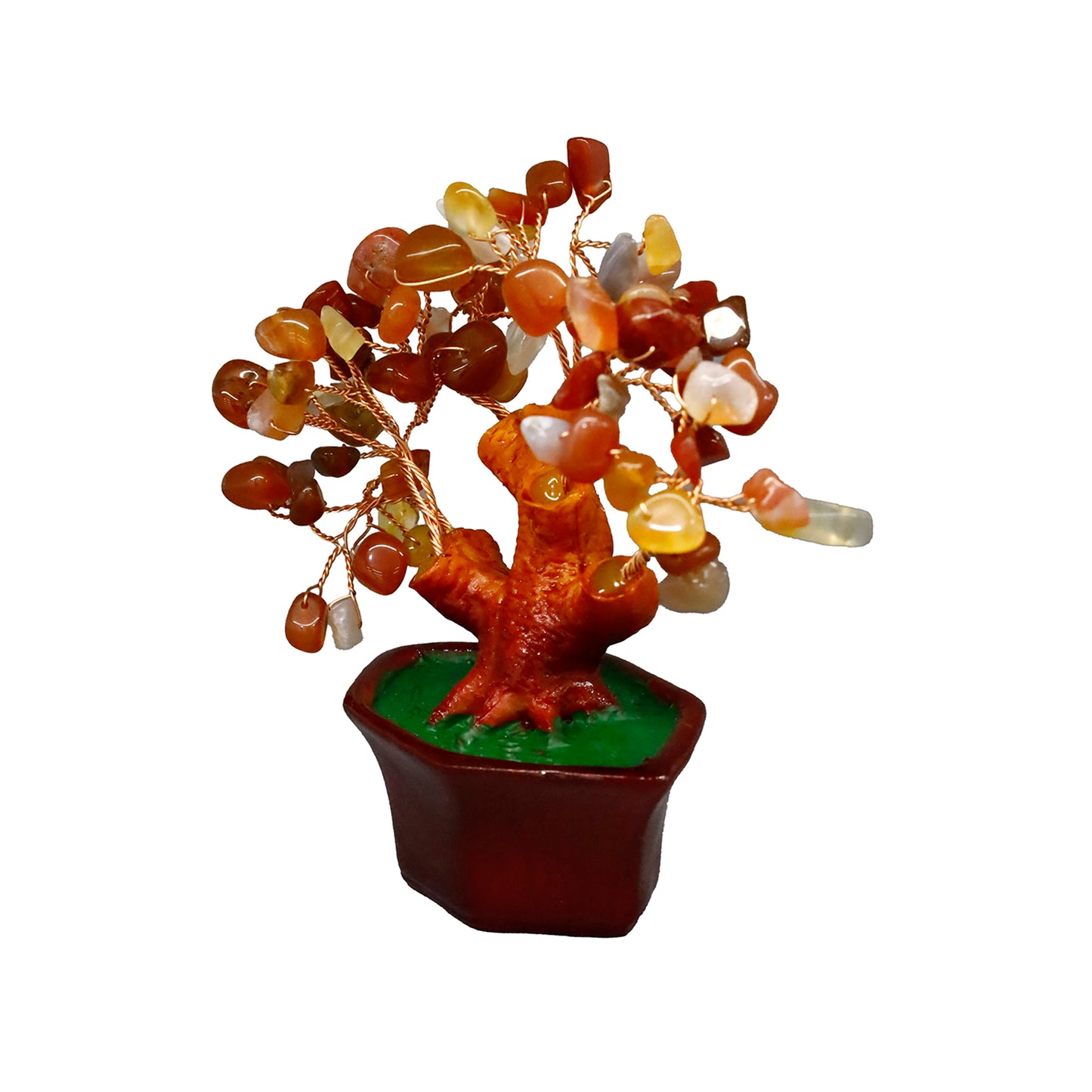 Karnelyan Doğal Taşlı Bonsai Hayat Ağacı – Enerji, Tutku ve Motivasyon Kaynağı!