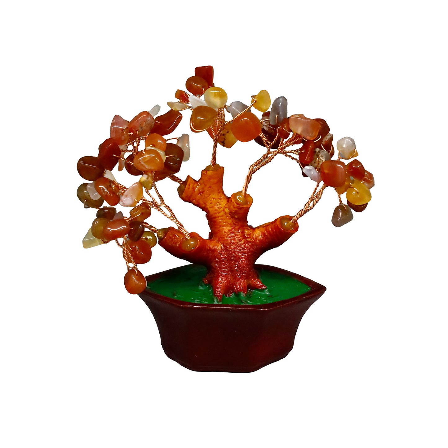 Karnelyan Doğal Taşlı Bonsai Hayat Ağacı – Enerji, Tutku ve Motivasyon Kaynağı!