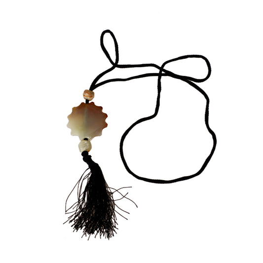 "Oniks Doğal Teslim Taşı Kolye - On İki İmam ve Üçler İnancı Temsilcisi, Özel Tasarım Kolye"