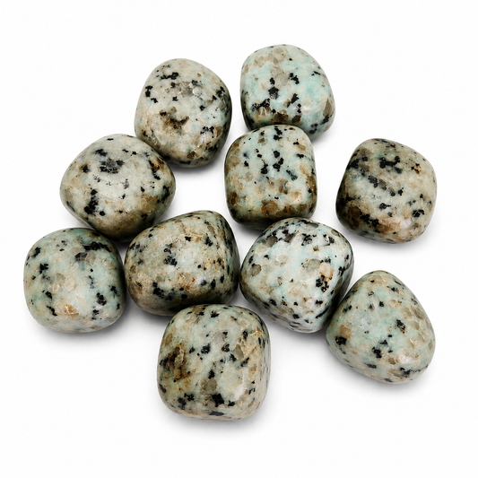 Kivi Jasper Doğal Taş 1 Adet 30 Gr – Kiwi Jasper Tamburlanmış Enerji ve Koleksiyon Taşı