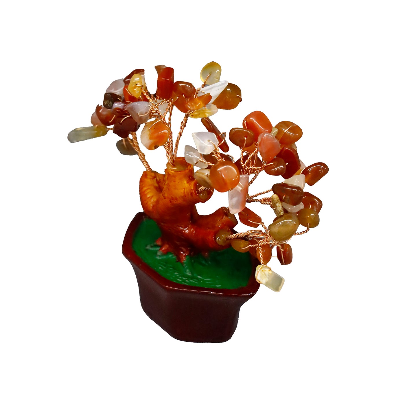 Karnelyan Doğal Taşlı Bonsai Hayat Ağacı – Enerji, Tutku ve Motivasyon Kaynağı!